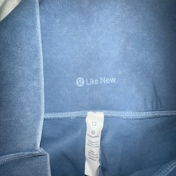 Lululemon leggings blue pair size 12, brown pair size 6 - Picture 3 of 6